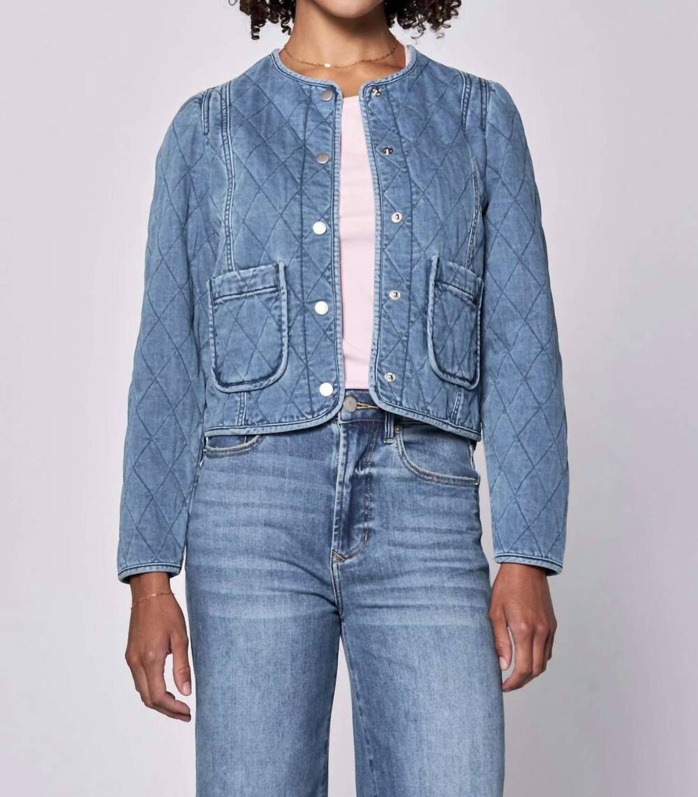 NEW DEAR JOHN DENIM women's kit jacket in moonstar